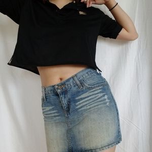 Y2k denim shirt
